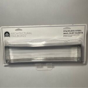 Architectural Mailboxes Mail Slot Sleeve Accessory Stainless Steel MSS003AM